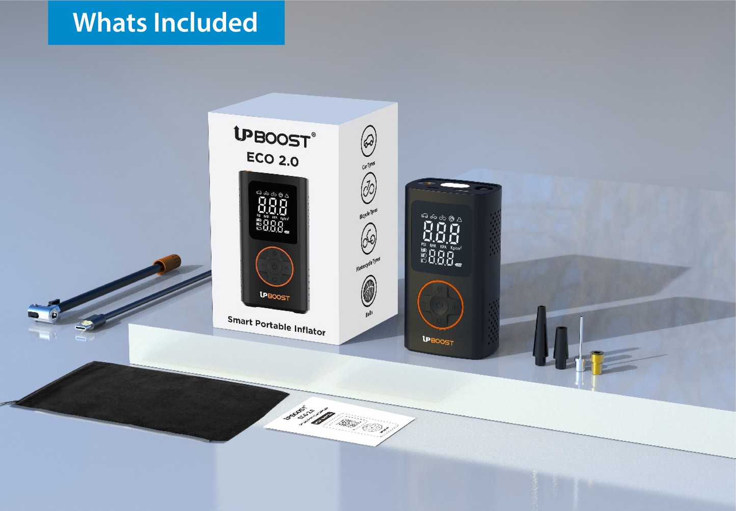 UpBoost Eco 2.0 -  Smart Portable Inflator