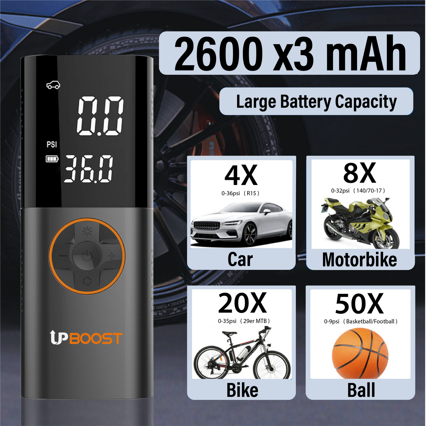 UpBoost Ultra - Smart Portable Inflator