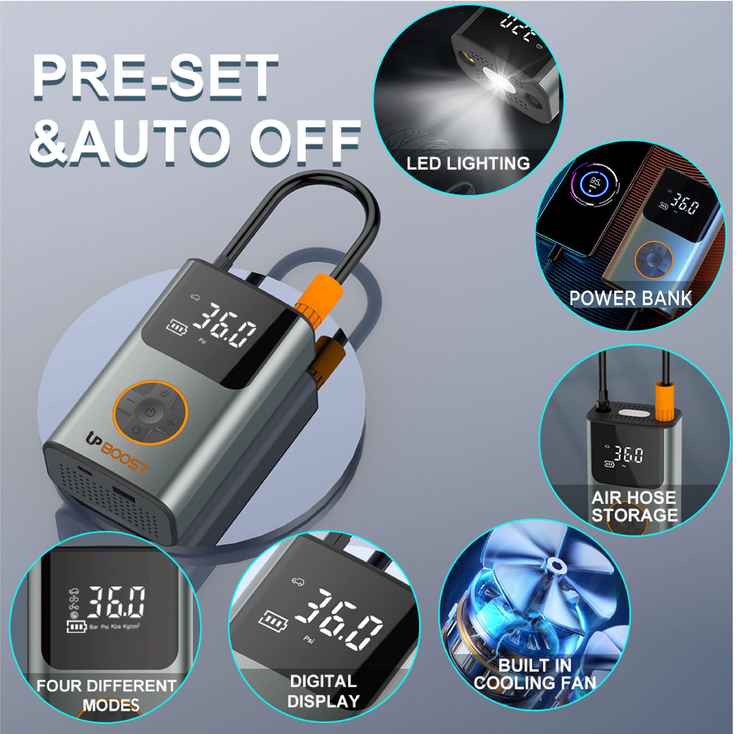 UpBoost Eco - Smart Portable Inflator